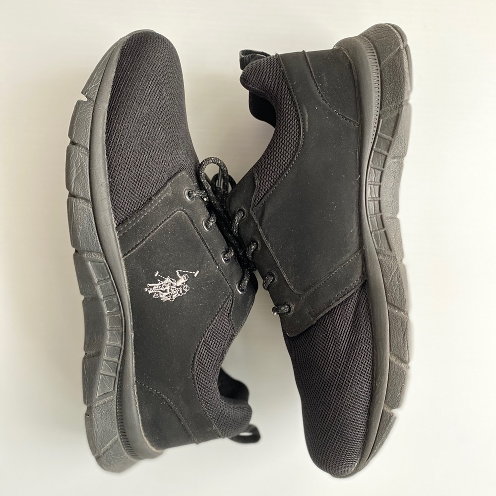 🐎 US Polo Assn Men’s Black 8.5 Shoes 🐎